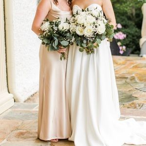 Revelry Skye in Champagne Gold Satin-6P